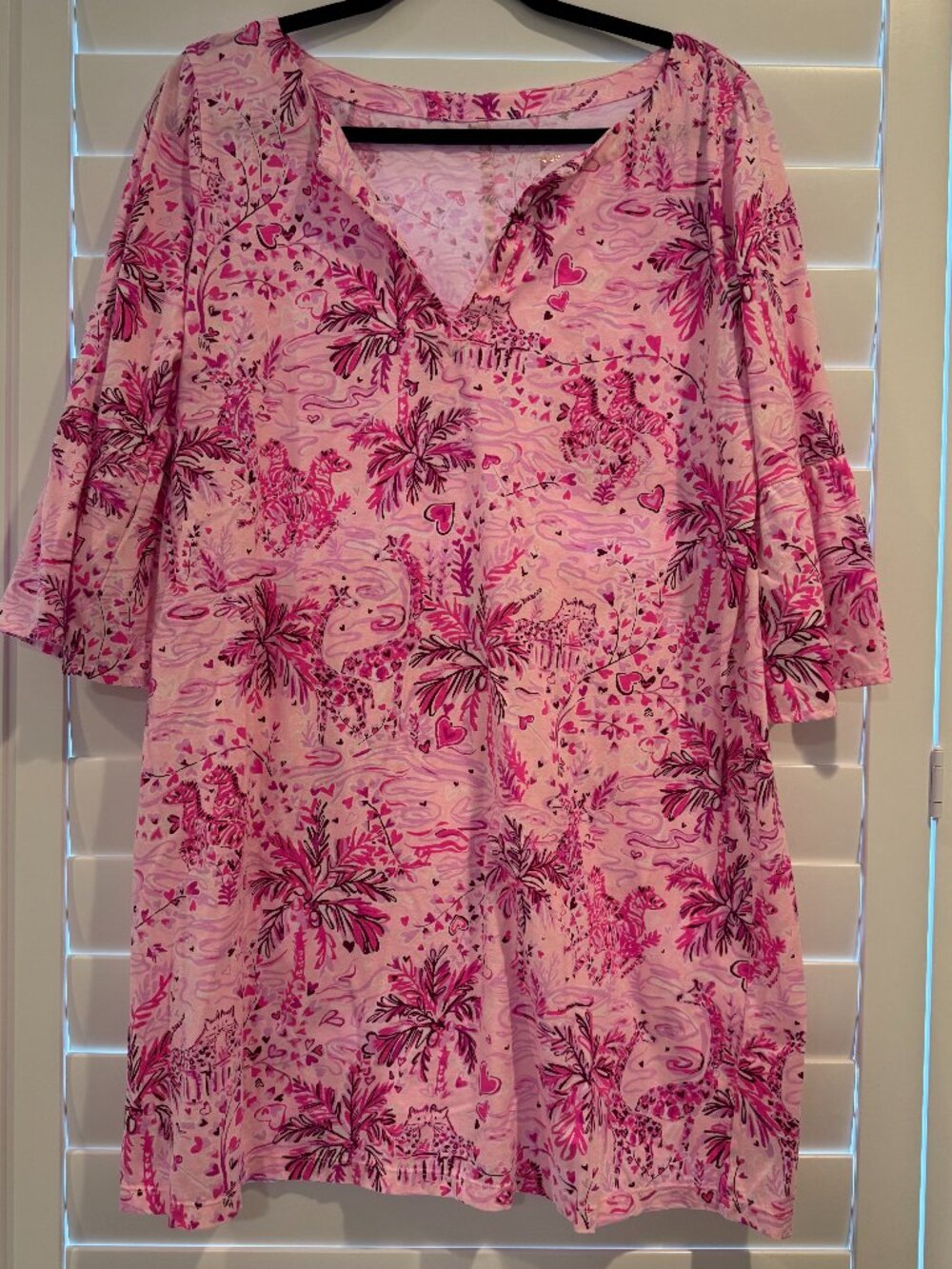 RARE - EUC - Womens XL - Lilly Pulitzer - Wild About You - Valentine's Day Dress